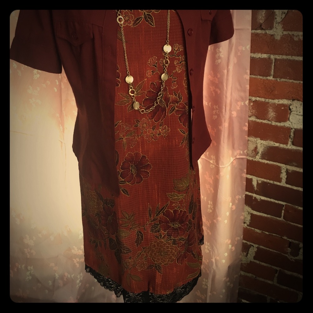 Vintage fall dress